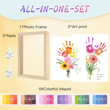 Handprint Art Craft Kit with Flower Bouquet
