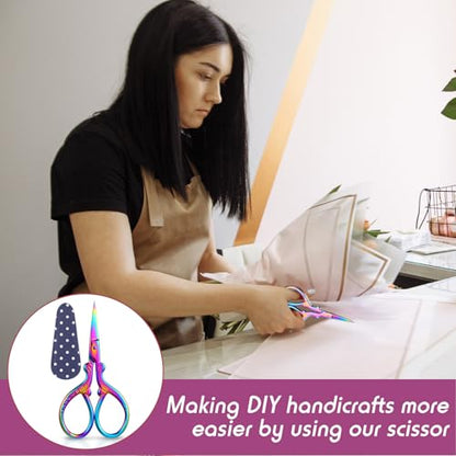 4 Pcs Small Embroidery Scissors (4 Count)