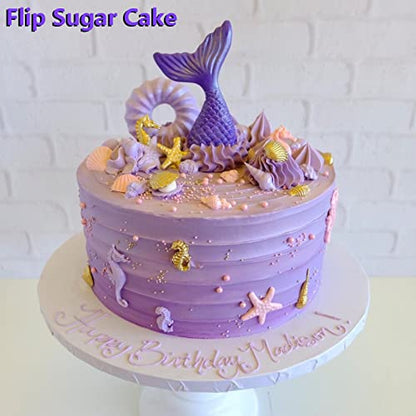 4 Pcs Marine Theme Silicone Fondant Molds