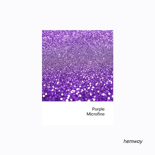 Resin Glitter Purple 100g Microfine Polyurethane & Epoxy Glitter (3.5274 Ounce)