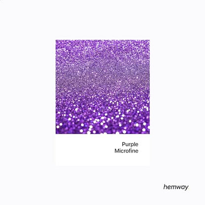 Resin Glitter Purple 100g Microfine Polyurethane & Epoxy Glitter (3.5274 Ounce)