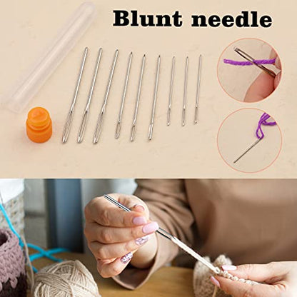 54 Pcs Crochet Hooks Set 0.6
