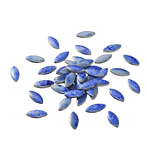 Blue Petal Ceramic Tiles Mosaic Tiles