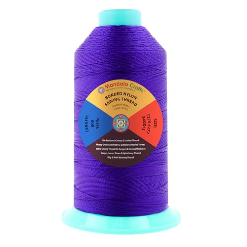 Size 277 840D T270 Violet Bonded Nylon Thread