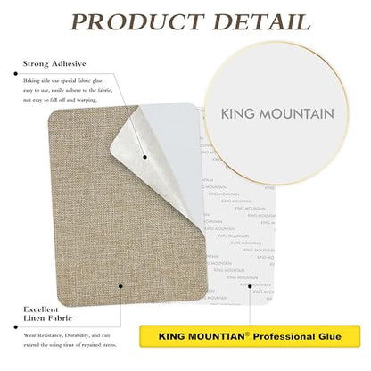 Coarse Linen Repair Patches