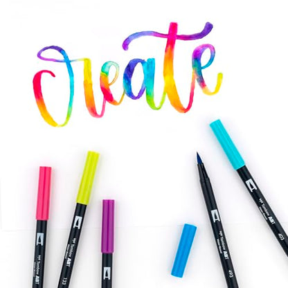 56185 Dual Brush Pen Art Markers (10 Count)