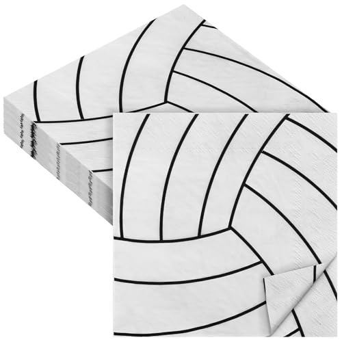 48 Pieces Volleyball Paper Napkins (48 Count)