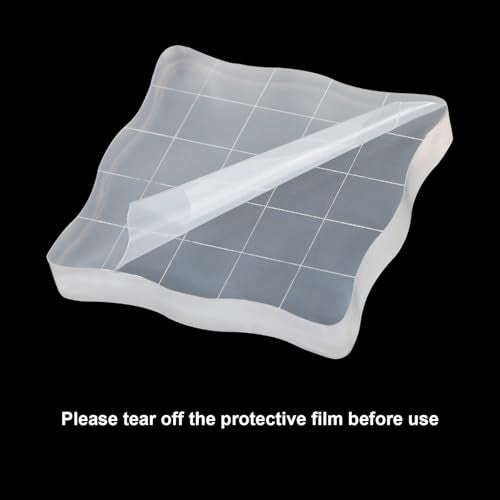 1.6"x1.6" Acrylic Stamp Block (6 Count)