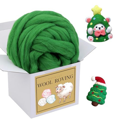 Wool Roving Bulk (8.8 Ounce)