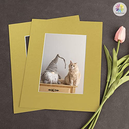 Mat Board Center 10 Pack 8x10 Photo Mats for 5x7 Picture