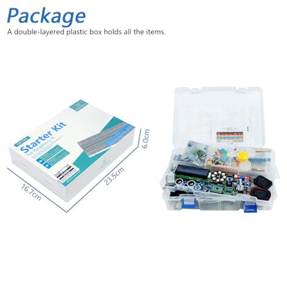 Complete Starter Kit for Raspberry Pi 5 4 B 3 B+ 500 Zero 2 W (386 Count)