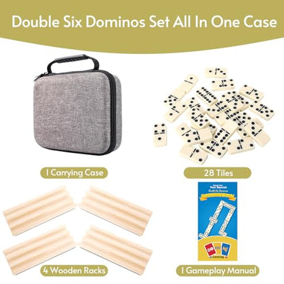 Double 6 Dominoes Set (28 Count)