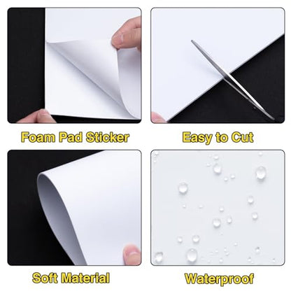 20 Pack Self Adhesive Foam Sheets