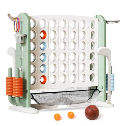 Giant 4 in-A-Row Connect Game Set, White