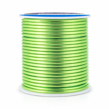 12 Gauge Light Green Anodized Aluminum Craft Wire (60 Foot)