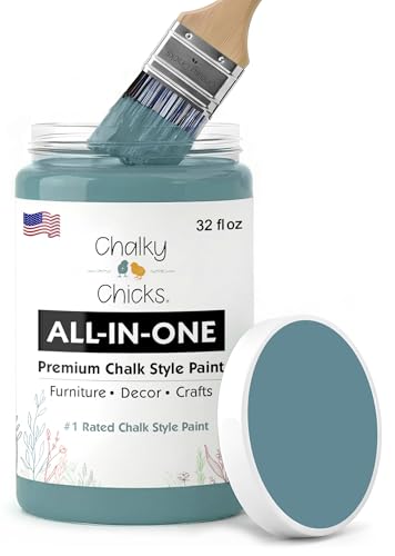 Y Blue 32 Fl Oz Chalk Paint for Furniture All in One