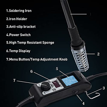 Digital Soldering Iron Station 60W 110V