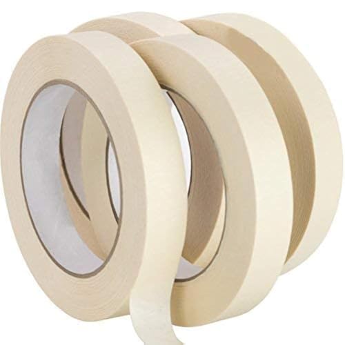 3/4 in Pro-Grade Masking Tape. 60 Yard Roll 4 Pack = 240 Yards of Multi-Use, Easy Tear Removable Tape. Great for Labeling, Painting, Packing and More. Adhesive Leaves No Residue! (720 Foot)