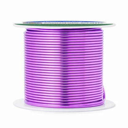 16 Gauge Violet Anodized Aluminum Craft Wire