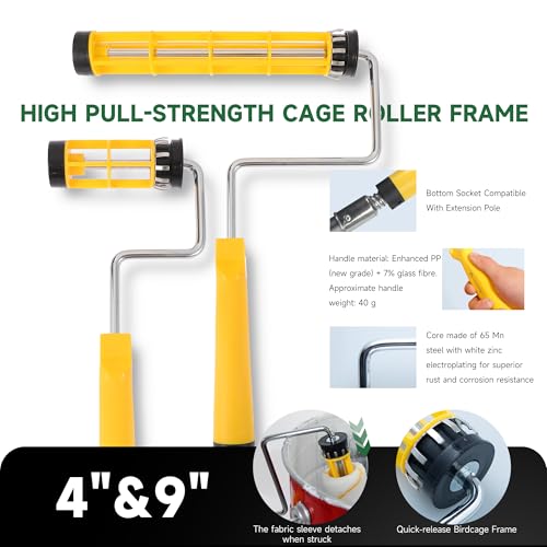 12 PCS Paint Roller Kit