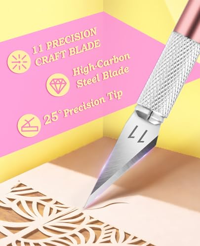 Exacto Knife Set with 10 Extra #11 Blades