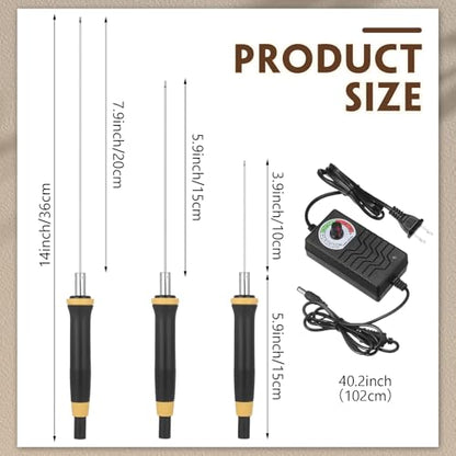 6 Pcs Foam Cutter Electric Hot Wire Cutter Pen Tools Kit (6 Count)