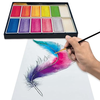 6ML Shimmer Watercolor Paint Set (60 Count)