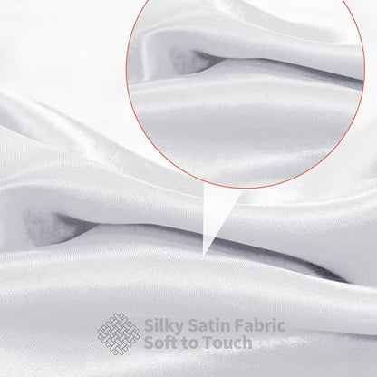 White Satin Fabric