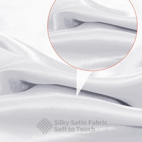 White Satin Fabric