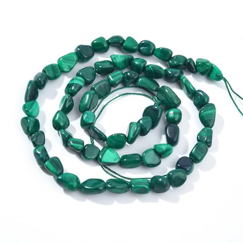 Malachite Pebble Nugget Oval Free Tumbled Stone 6