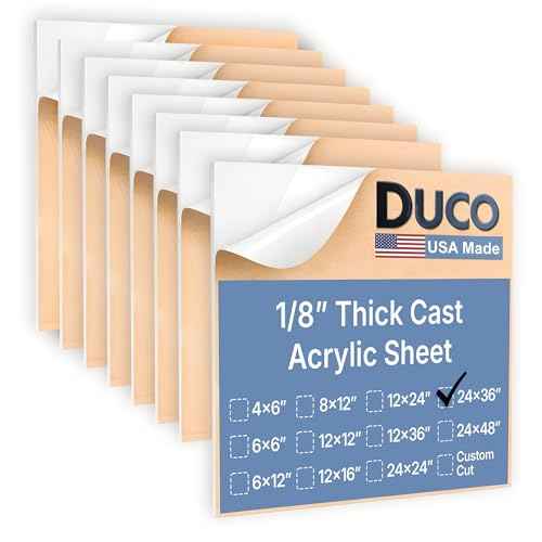 Duco White Cast Acrylic Sheets 1