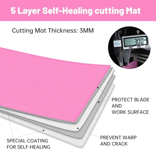 Thickened 36 x 48 Inch Self Healing Sewing Cutting Mat