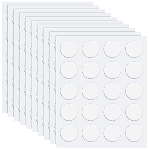200 Pcs Double Sided Adhesive Dots Clear Glue Point Tape Stickers Balloon Glue Round Mini No Traces Adhesive Sticker Dot Sticker for Classroom Decor Craft DIY Office (200 Count)