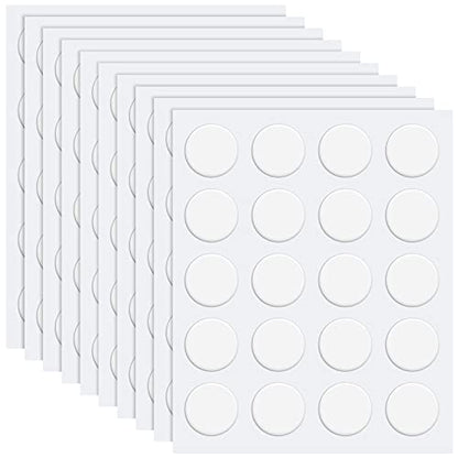 200 Pcs Double Sided Adhesive Dots Clear Glue Point Tape Stickers Balloon Glue Round Mini No Traces Adhesive Sticker Dot Sticker for Classroom Decor Craft DIY Office (200 Count)