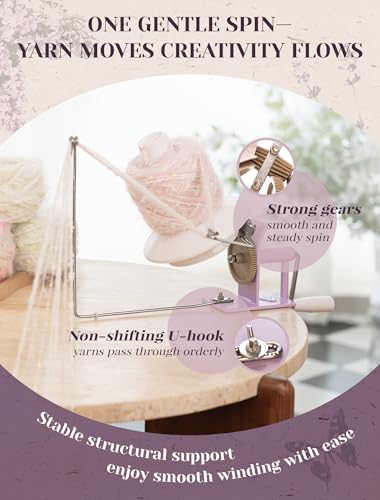 Yarn Winder Ball Winder Large Capacity for Crocheting