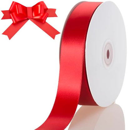 1 Inch Red Ribbon 50Yards