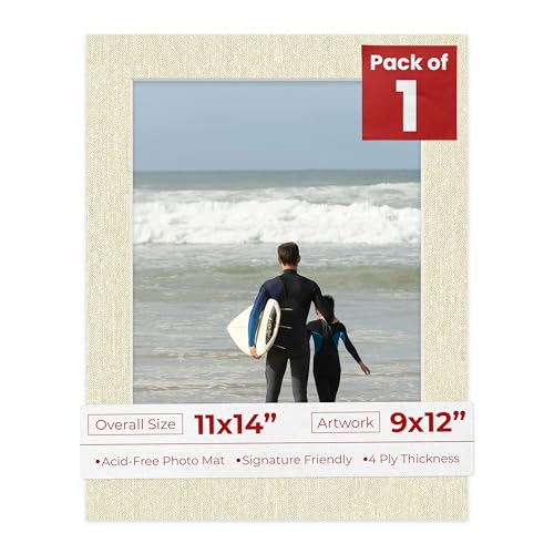 11x14 Mat Bevel Cut for 9x12 Photos