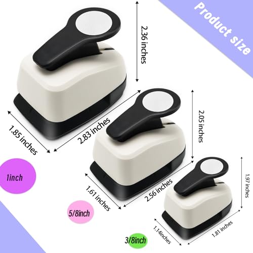 Circle Punch Circle Hole Punch Set (3 Count)