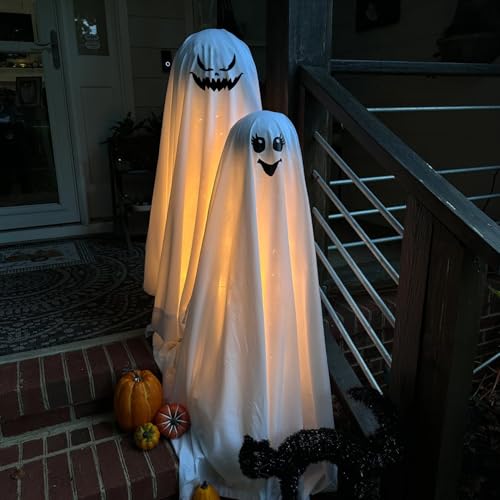 Pumpkin Face Stencils for Painting Halloween Stencils Ghost Face Stencil (18 Count)