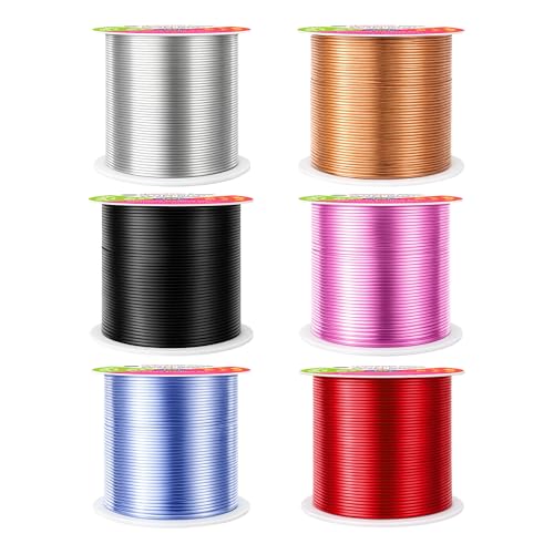 22 GA Red Copper Black Assorted Anodized Aluminum Craft Wire (450 Foot)