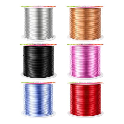 22 GA Red Copper Black Assorted Anodized Aluminum Craft Wire (450 Foot)