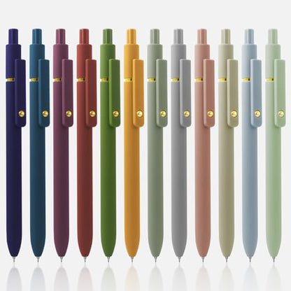12 Pcs Gel Pens 0.5mm Quick Dry Black Ink Pens Fine Point Smooth Writing Pens (12 Count)