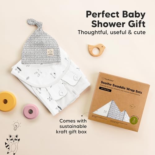 3pk Organic Swaddles for Newborns Girls (3 Count)