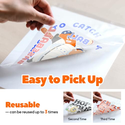 Heat Transfer Mask for Inkjet Dark Heat Transfer Paper (10 Count)
