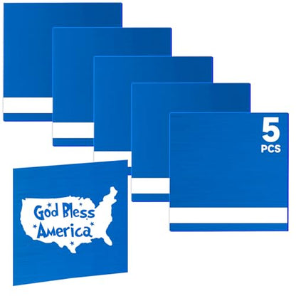 5PCS Laser Engraving Double Color ABS Plastic Sheet (5 Count)