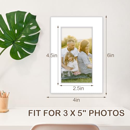 15 Pack 4x6 White Picture Mats (15 Count)