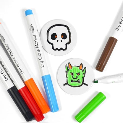 52 Reusable Dry Erase Board Game Tokens for RPGs (52 Count)