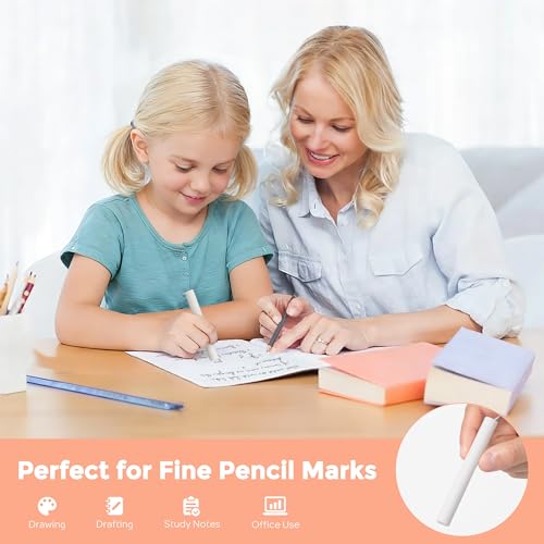 12 Pack TPE Rotary Retractable Pen Eraser Refills (12 Count)