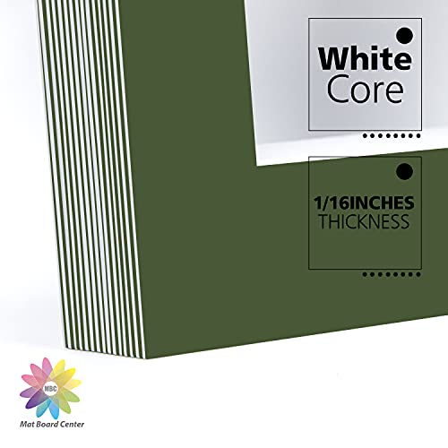 Mat Board Center 10 Pack 11x14 Photo Mats for 8x10 Picture (10 Count)