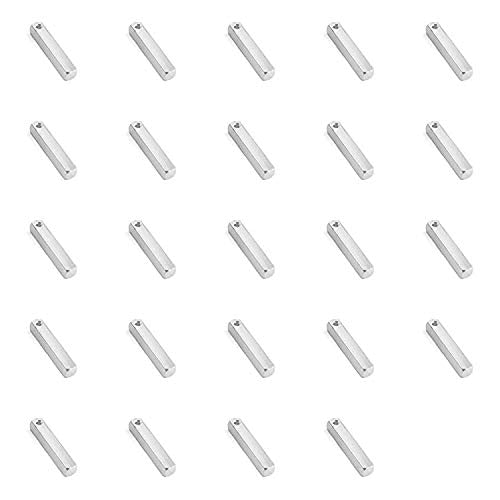 Premium Metal Stamping Rectangle Blanks for Metal Stamping and Jewelry Making (24 Count)